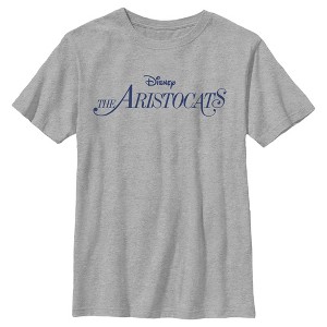 Boy's Aristocats Classic Blue Logo T-Shirt - 1 of 4