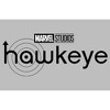 Boy's Marvel Hawkeye Black and White Logo Pull Over Hoodie - 2 of 4