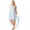 Casual Nights Women's 2 Piece Floral Robe and Gown Set - 3 of 4