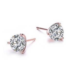 Timeless and elegant cubic zirconia classic stud earring for a dazzling and sophisticated look - 1 of 3