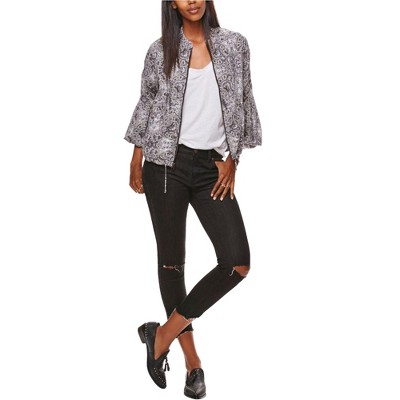 Free People Womens Destroyed Skinny Fit Jeans
