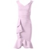 VENUS Womens Ruffle Detail Dress - 4 of 4