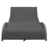 Sun Lounger Gray and dark gray  vidaXL - 2 of 4
