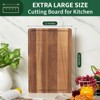 Extra Large Acacia Wood Cutting Board - 2 of 4