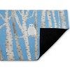 Stupell Industries Winter Birches & Owl Printed Outdoor Door Mat, design by Darlene Seale, 18"x30" - 2 of 4
