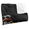 Harry Potter Hufflepuff Crest Black Silky Touch Super Soft Throw Blanket 36" x 58",Hufflepuff Crest - 3 of 4