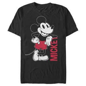 Men's Mickey & Friends Mickey Mouse Vintage Lean T-Shirt - 1 of 4