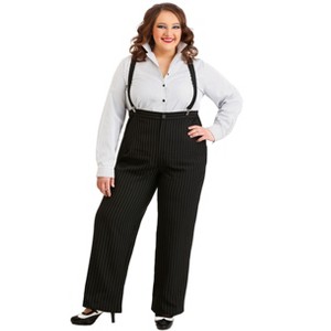 HalloweenCostumes.com 1920s Business Lady Plus Size Costume - 1 of 3