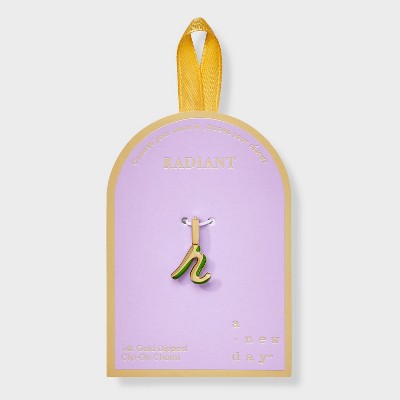 14K Gold Dipped Lower Case Letter Charm - A New Day™ Gold