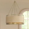 Minka Lavery Soft Brass Chandelier 26 1/2" Wide Farmhouse Natural Rope Shade 6-Light Fixture for Dining Room House Foyer Kitchen - 2 of 4