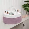 Large Portable Baby Diaper Caddy Organizer Nursery Storage Bin and Car Travel Basket by Comfy Cubs - 4 of 4