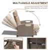 CLIHOME Hand-Woven Wicker Adjustable Patio Recliner,Indoor And Outdoor Thick Cushions Reclining Lounge Chair - 4 of 4