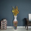 Uniquewise Large Contemporary Bamboo Floor Vase for Dining, Living Room, Entryway Decoration Fill It with Dried Branches or Flowers, 29" - 3 of 4