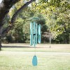 Woodstock Chimes Bells of Paradise Wind Chime Cyan 32" - 3 of 4