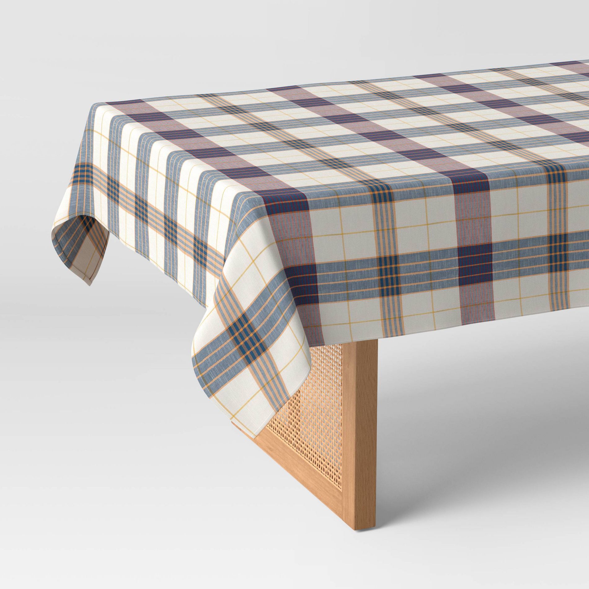 120"x60" Plaid Tablecloth - Threshold™