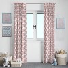 Bacati - Paisley Sophia Coral/Aqua Curtain Panel - 2 of 4