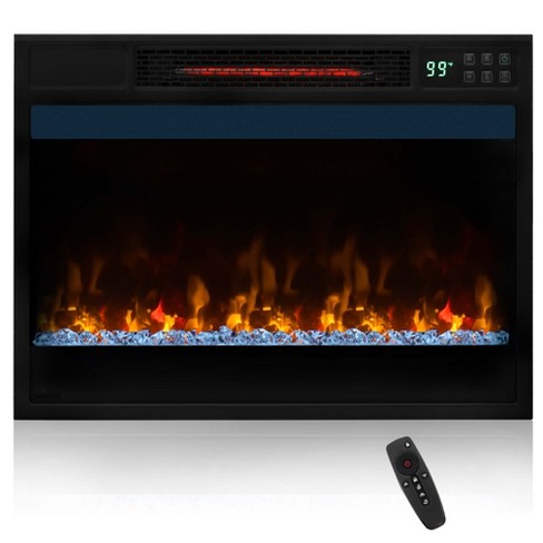 Costway 23-inch Infrared Quartz Electric Fireplace Insert With Remote  Control : Target