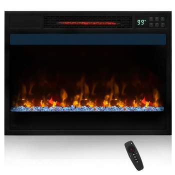 Costway 23-inch Infrared Quartz Electric Fireplace Insert with Remote Control