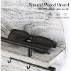 Key Holder for Wall Decorative with Shelf and Hooks, Wood Round Wall Mount with Holder,  Entryway Key Rack Hanger, Brow - 2 of 4