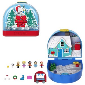 Polly Pocket Micro Dolls and Playset, Collector Peanuts Compact with 7 Accessories - 1 of 4