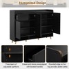Okak Modern Freestanding Shoe Cabinet Organizer with Flip Drawers/Doors,Elegant Space Saving Shoe Rack for Corridors, Entrances - 3 of 4