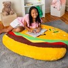 One Banana Cheeseburger Floor Inflatable Floatie - 4 of 4