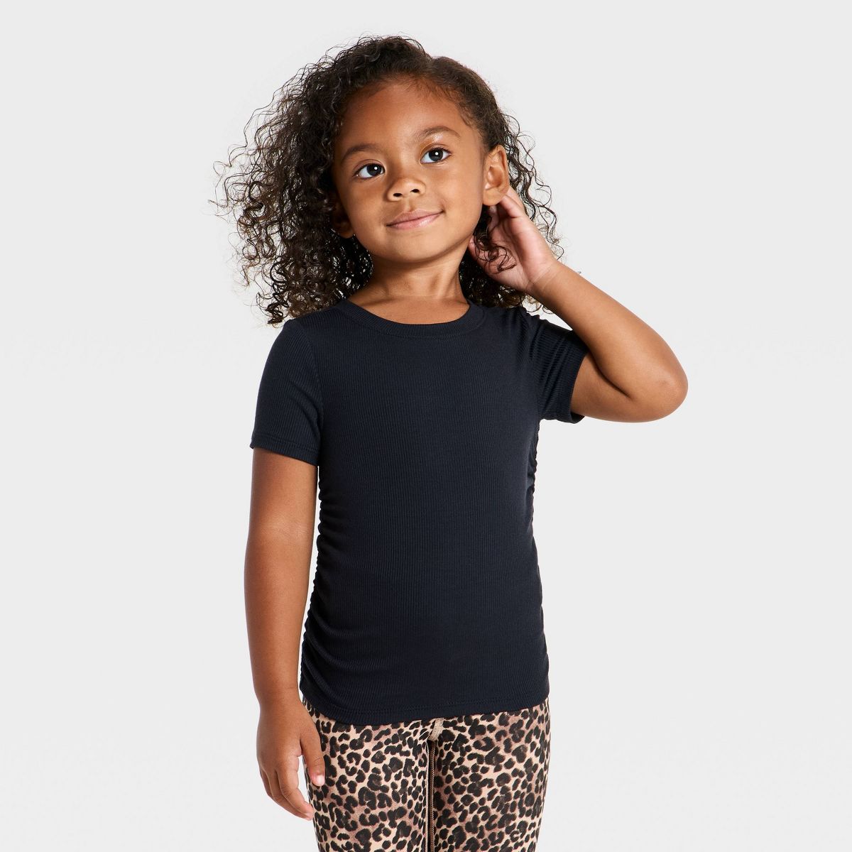 Toddler Girls' Modal Rib Active T-Shirt - All In Motion™