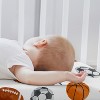 Sweet Jojo Designs Boy Baby Bassinet Fitted Sheets Set Watercolor Sports Theme Blue Brown and Orange 2pc - 3 of 4