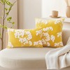 REGALWOVEN Velvet Soft Decorative Plum Blossom Embroidery Pillowcases 2 Pcs - 2 of 4