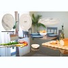 Nat & Jules Marbled White 6 x 4 Glossy Ceramic Oval Countertop Spoon Rest - 2 of 4