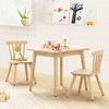 Arceso Windsor Kids Table and Chair Set, Rubberwood Children Toddler Table and Chair Set with Non-Slip Legs/Round Edge Design for Art, Play, Craft - 3 of 4