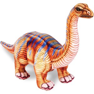 Underwraps Costumes Real Planet Apatosaurus Brown 21.5 Inch Realistic Soft Plush - 1 of 1