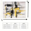Garvee Modern Abstract Area Rug-Contemporary Art Ink Texture Rug - 3 of 4