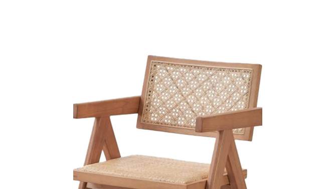 20&#34; Velentina Dining Chair Rattan and Natural Finish - Acme Furniture, 2 of 10, play video