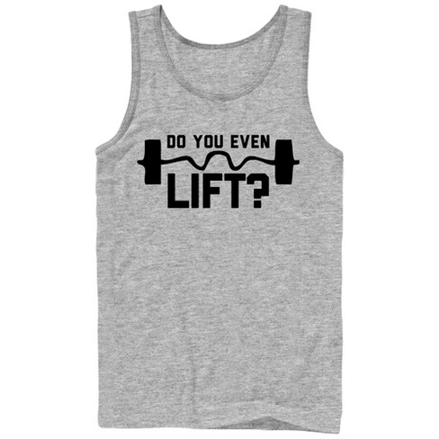 Men's Chin Up Do You Even Lift Tank Top - Athletic Heather - Medium ...
