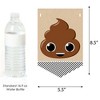 Big Dot of Happiness Party 'Til You're Pooped - Poop Emoji Party Bunting Banner - Party Decorations - 2 of 4