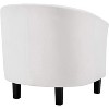 Modway Prospect Channel Tufted Performance Velvet Armchair White - 2 of 3