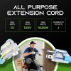 GEARit 14/3 Outdoor Extension Cord 100 Feet - SJEOW - Extreme Weather Resistant - 14 Gauge 3 Prong, Blue - 3 of 4