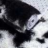 Acekool 2x6 Black White Shag Rug, Ultra Soft Tie-Dye Plush Runner, High Pile Non-Slip Fuzzy Carpet for Bedroom, Nursery, Living Room - 2 of 4