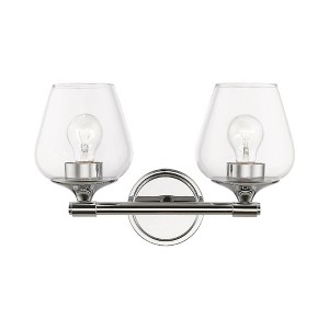 Livex Lighting Willow 2 - Light Vanity in  Polished Chrome - 1 of 4