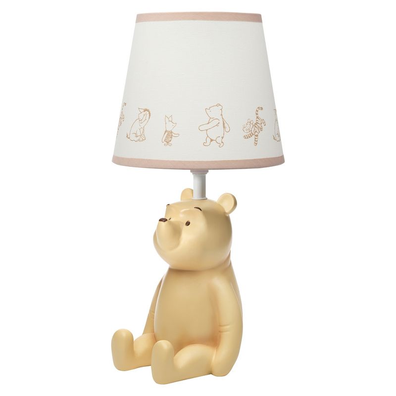 Lambs & Ivy Disney Baby Storytime Pooh 3D Table Lamp with Shade, 3 of 6