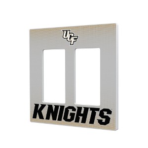 NCAA Big 12 Universities Linen Hidden-Screw Light Switch Plate for Double Rocker - 1 of 4