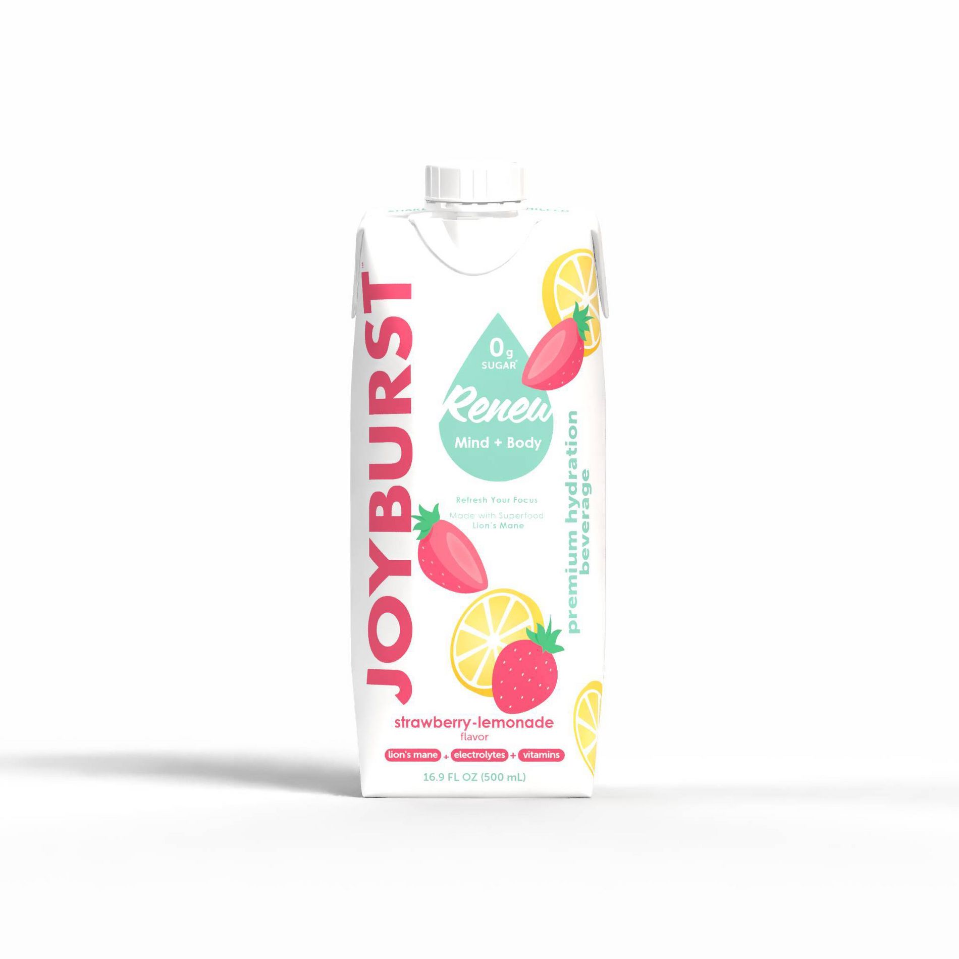 Joyburst Hydration Strawberry Lemonade Flavoured Water - 16.9 fl oz: Vitamin Enriched