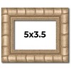 PosterPalooza | 5x3.5 Modern Bamboo Picture Frame, UV Acrylic, 5 Finishes - 2 of 4