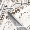8'x10' Area Rugs Boho Geometric Rugs for Living Room Carpet Washable Neutral Striped Indoor Area Rug Soft Low Pile Floor Rug for Bedroom, Beige - 3 of 4