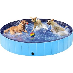 LLHZSY Collapsible Hard Plastic Pet Swimming Pool - 1 of 4