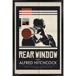 Trends International Alfred Hitchcock - Rear Window (1954) Framed Wall Poster Prints - 1 of 4