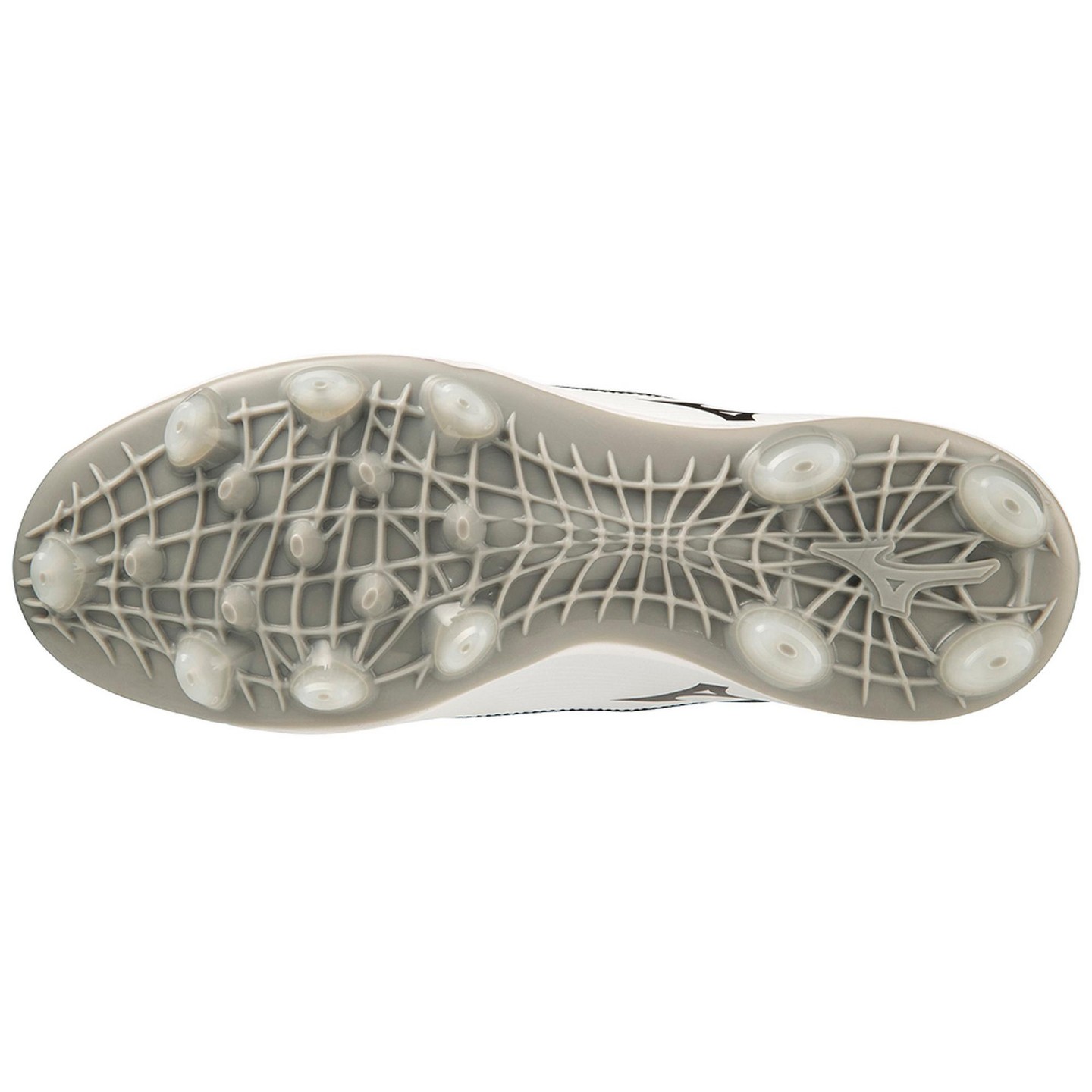 Мужские бутсы Mizuno Ambition 3 Mid TPU Molded Baseball Cleat, 15, Black-White, цвет: Чёрный — фото 2