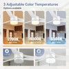Airsurfer 52-inch 3-Blade LED Ceiling Fan with Light Kit and Remote - 4 of 4