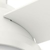 Hunter Fans 44" Dempsey Lighted Ceiling Fan Fresh White Finish with Integrated LED and Handheld Control - 3 of 4